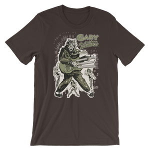 GARY THE WEREWOLF - Olive Green "Rockin' Gary" T-shirt in Various Colors