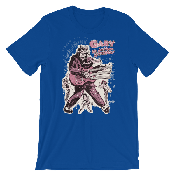 GARY THE WEREWOLF - Pink "Rockin' Gary" T-shirt in Various Colors