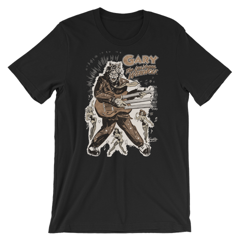 GARY THE WEREWOLF - Bronze "Rockin' Gary" T-shirt in Various Colors