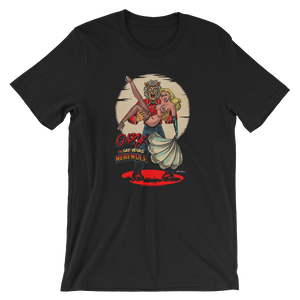 GARY THE WEREWOLF - Blonde "Showgirl" T-shirt in Black