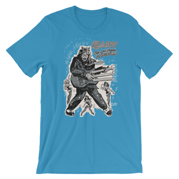 GARY THE WEREWOLF - Silver "Rockin' Gary" T-shirt in Various Colors