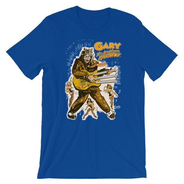 GARY THE WEREWOLF - Gold "Rockin' Gary" T-shirt in Various Colors