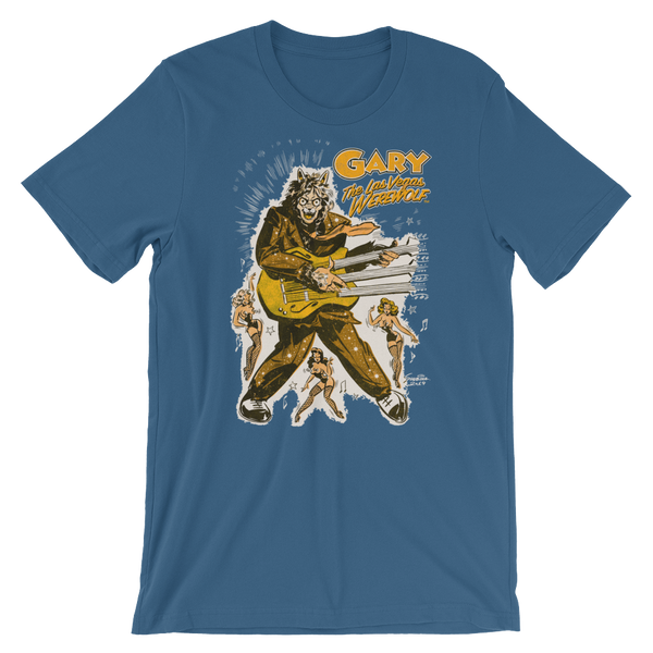 GARY THE WEREWOLF - Gold "Rockin' Gary" T-shirt in Various Colors