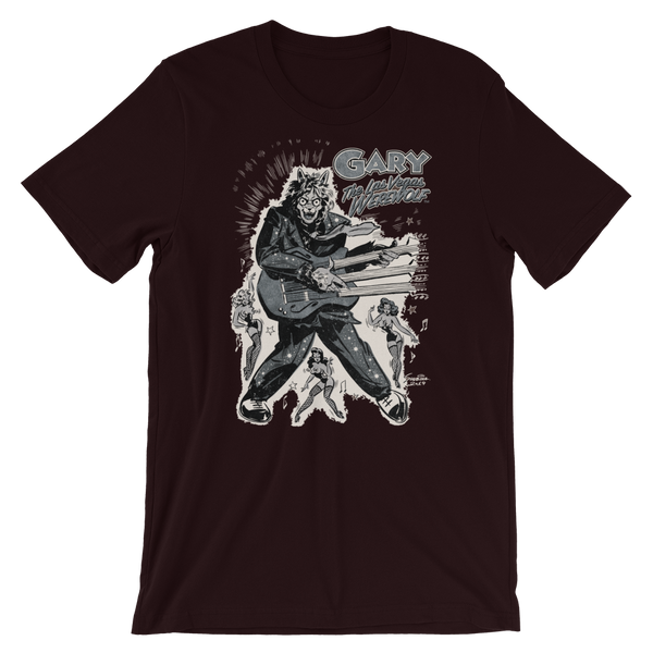 GARY THE WEREWOLF - Silver "Rockin' Gary" T-shirt in Various Colors