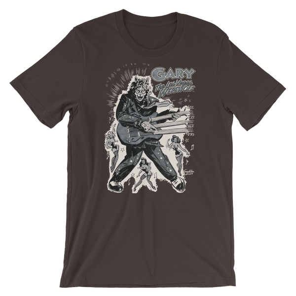 GARY THE WEREWOLF - Silver "Rockin' Gary" T-shirt in Various Colors