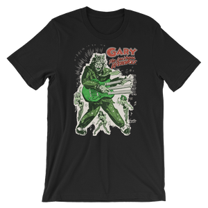 GARY THE WEREWOLF - Bright Green "Rockin' Gary" T-shirt in Various Colors