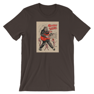 GARY THE WEREWOLF - Tan Original "Rockin’ Gary" T-Shirt in Various Colors