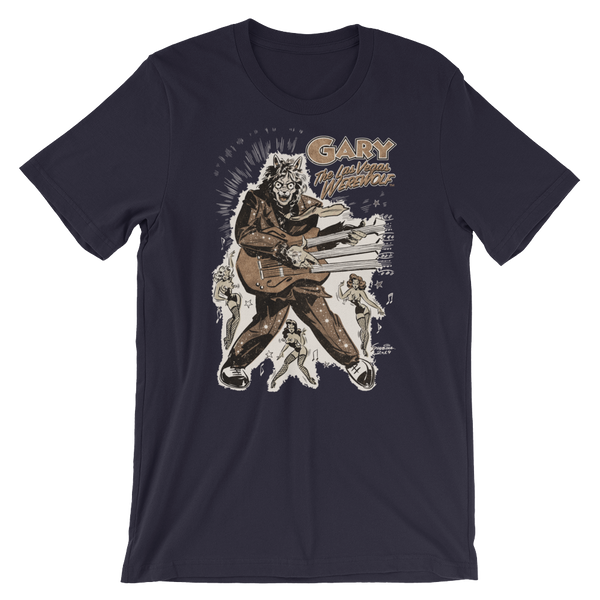 GARY THE WEREWOLF - Bronze "Rockin' Gary" T-shirt in Various Colors