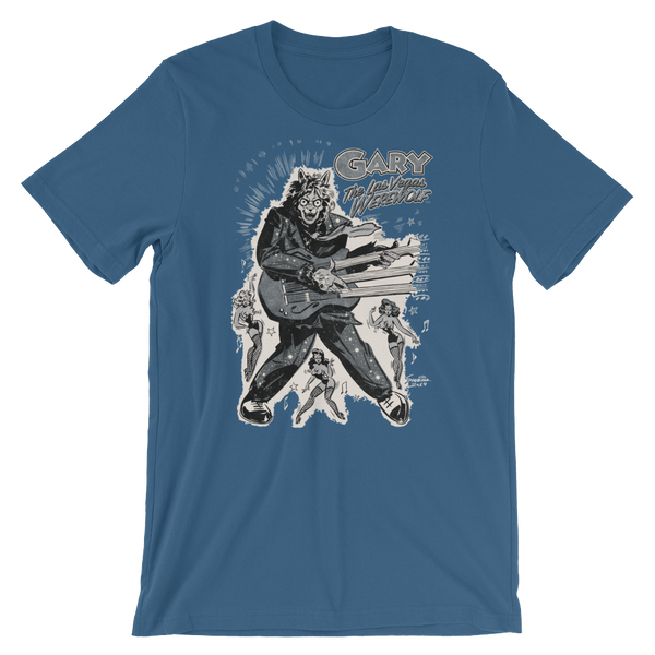 GARY THE WEREWOLF - Silver "Rockin' Gary" T-shirt in Various Colors