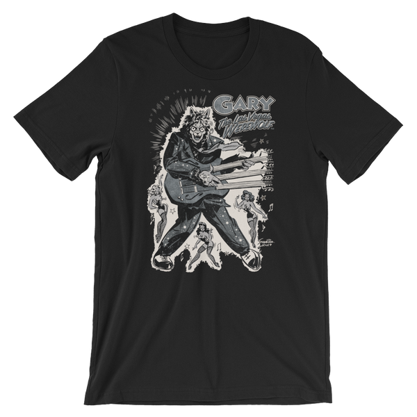 GARY THE WEREWOLF - Silver "Rockin' Gary" T-shirt in Various Colors