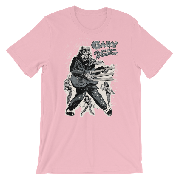 GARY THE WEREWOLF - Silver "Rockin' Gary" T-shirt in Various Colors