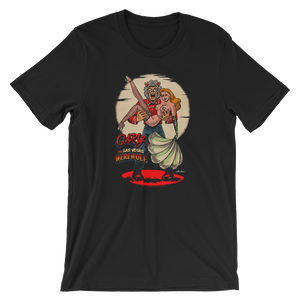 GARY THE WEREWOLF - Redhead "Showgirl" T-shirt in Black