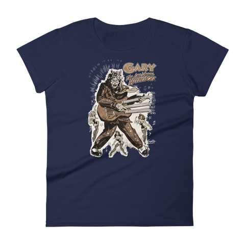 GARY THE WEREWOLF - Bronze "Rockin' Gary" Women's Babydoll T-shirt in Various Colors