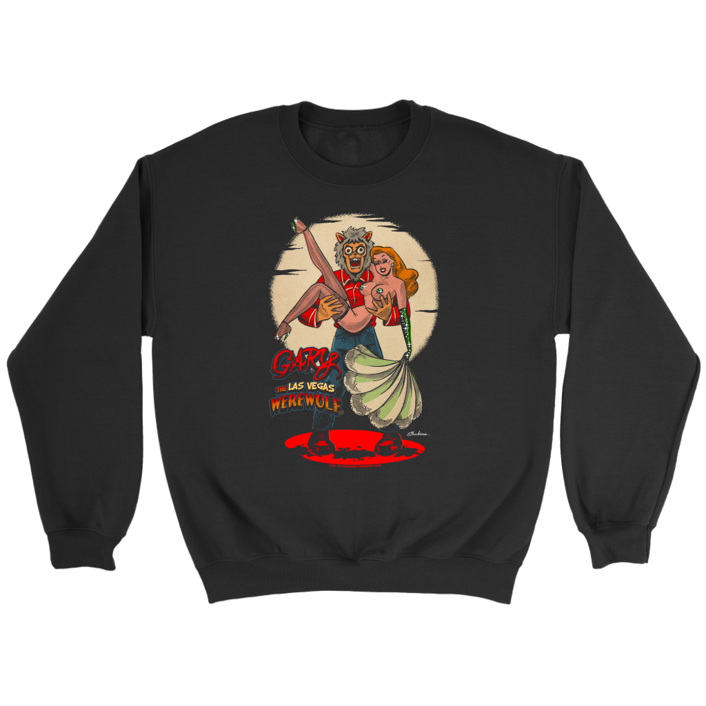 GARY THE WEREWOLF - Redhead Showgirl Sweatshirt in Black