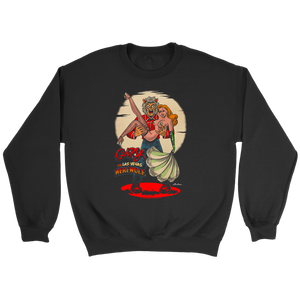 GARY THE WEREWOLF - Redhead Showgirl Sweatshirt in Black