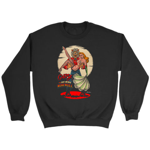 GARY THE WEREWOLF - Redhead Showgirl Sweatshirt in Black