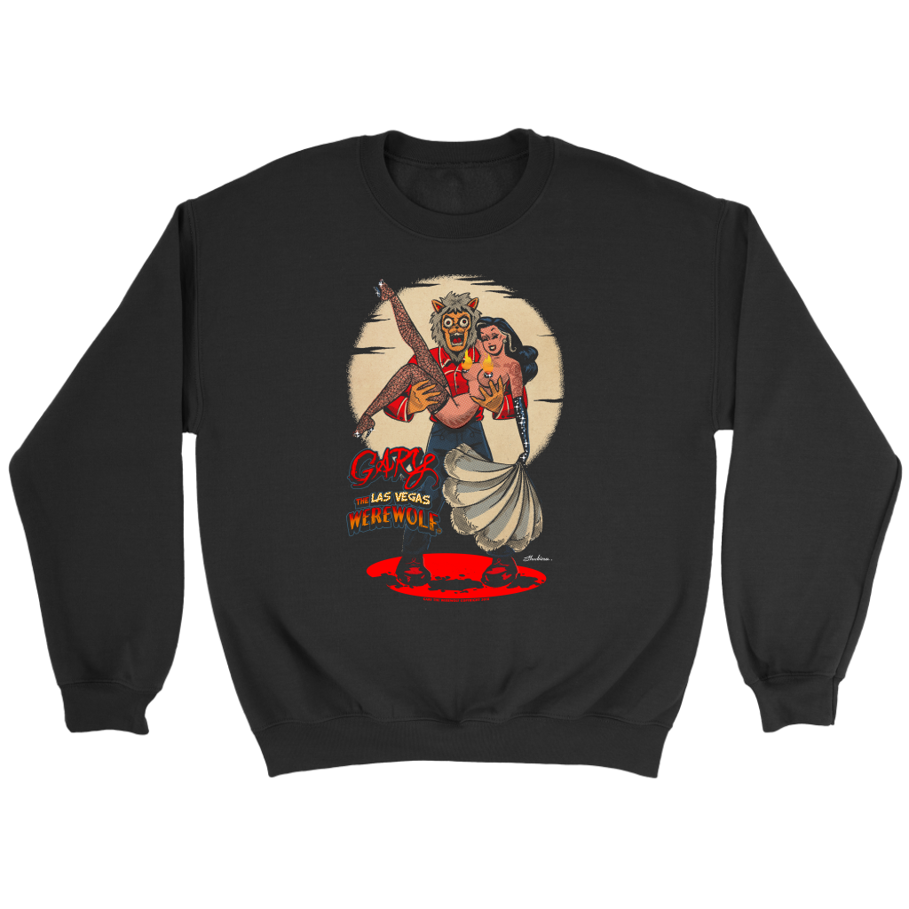 GARY THE WEREWOLF - Marie Devilreux Showgirl Sweatshirt in Black