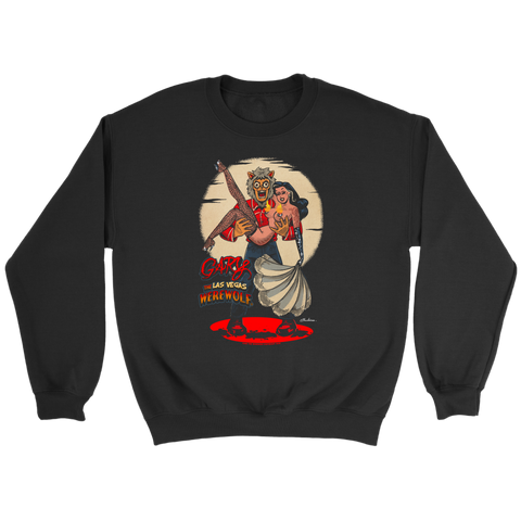 GARY THE WEREWOLF - Marie Devilreux Showgirl Sweatshirt in Black