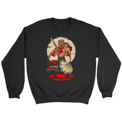 GARY THE WEREWOLF - Brunette Showgirl Sweatshirt in Black