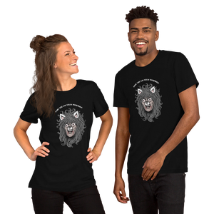 GARY THE WEREWOLF - Faded Gary Face Logo - Unisex T-shirt in Dark Colors