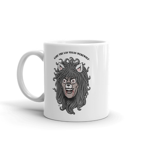 GARY THE WEREWOLF - Faded Gary Face Logo - White Mug