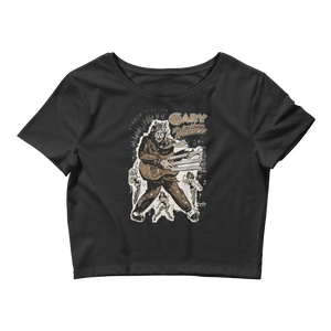 GARY THE WEREWOLF - Bronze Rockin' Gary - Women’s Crop Tee