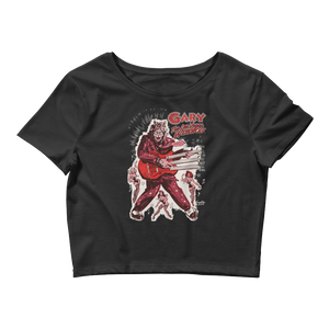 GARY THE WEREWOLF - Red Rockin' Gary - Women’s Crop Tee