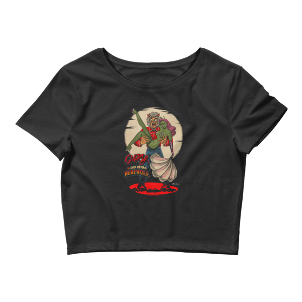 GARY THE WEREWOLF - Alien Showgirl - Women’s Crop Tee