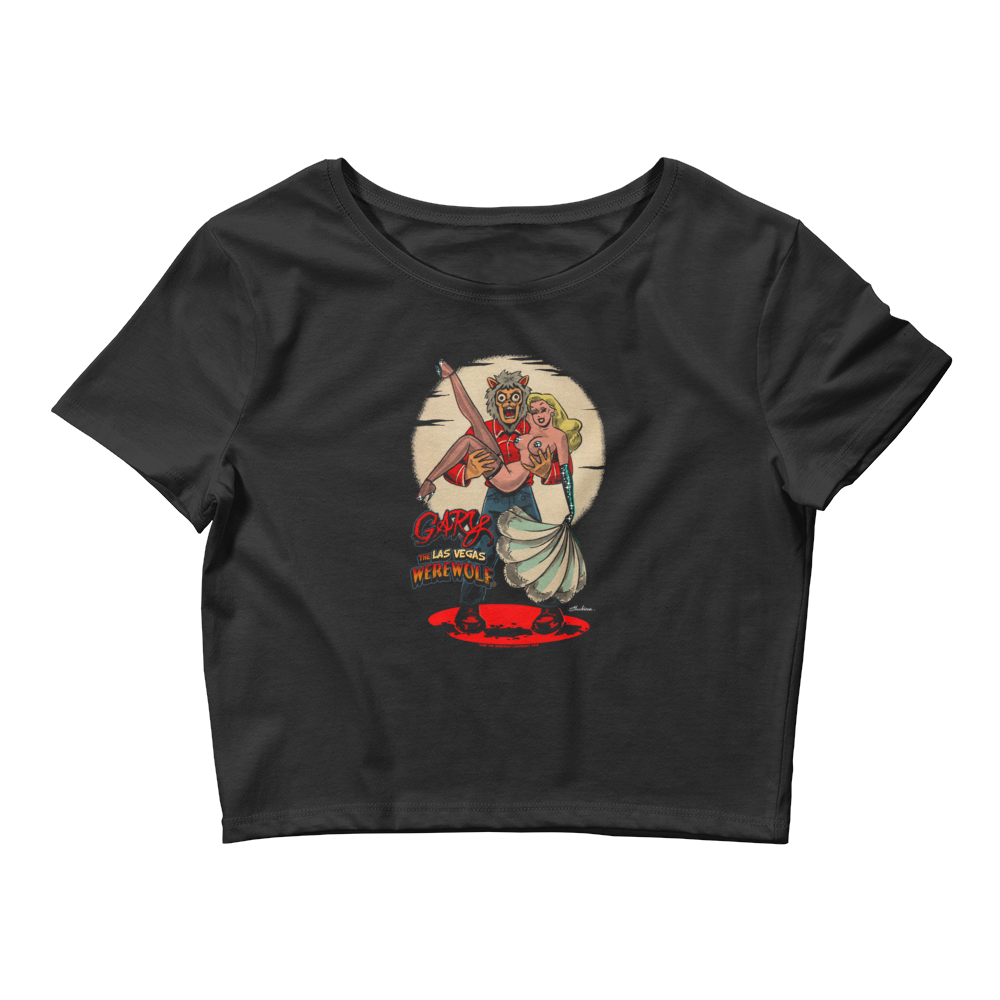 GARY THE WEREWOLF - Blonde Showgirl - Women’s Crop Tee