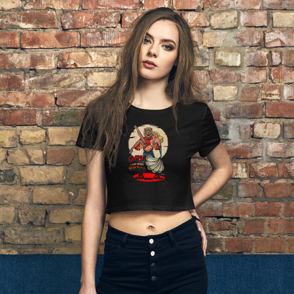 GARY THE WEREWOLF - Blonde Showgirl - Women’s Crop Tee