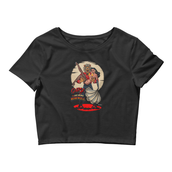 GARY THE WEREWOLF - Marie Devilreux Showgirl - Women’s Crop Tee