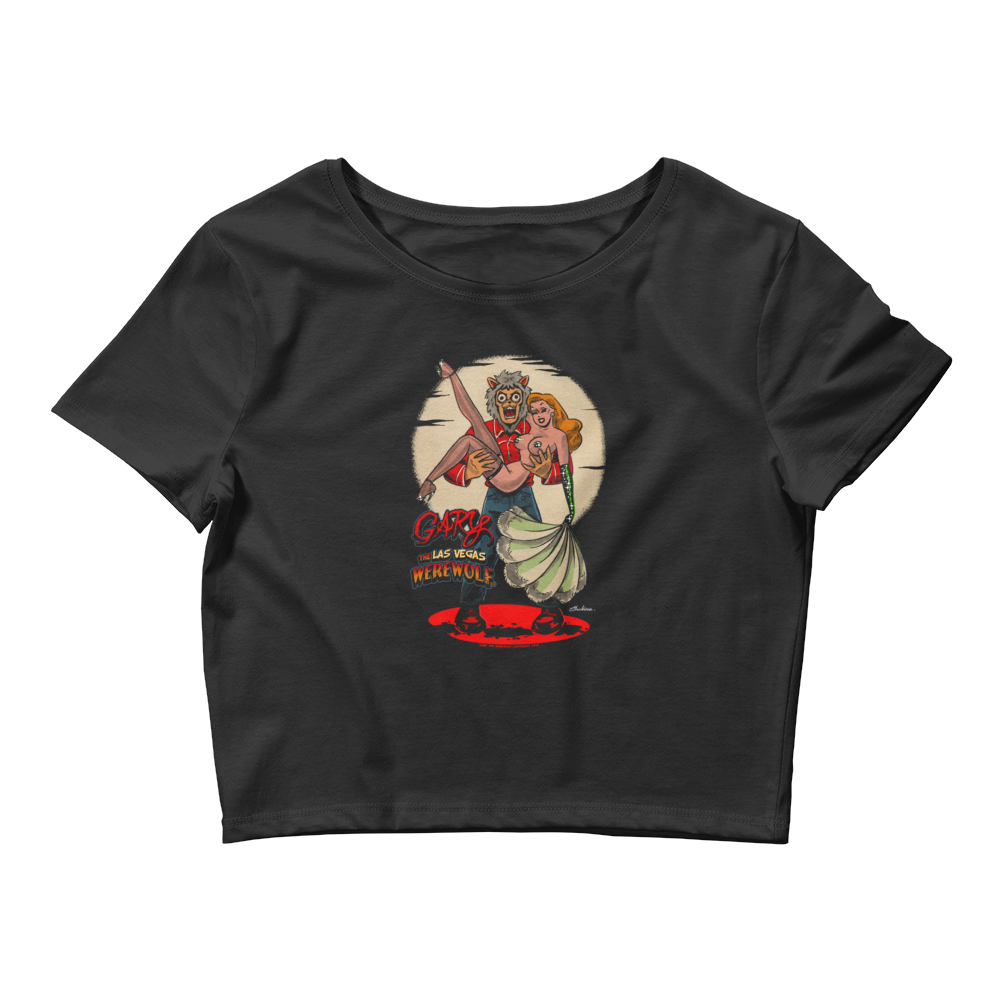 GARY THE WEREWOLF - Redhead Showgirl - Women’s Crop Tee