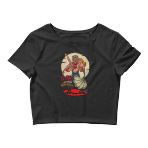 GARY THE WEREWOLF - Redhead Showgirl - Women’s Crop Tee