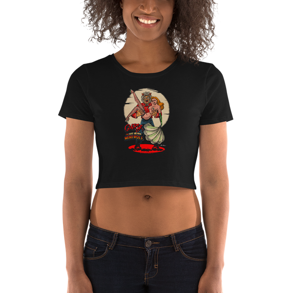 GARY THE WEREWOLF - Redhead Showgirl - Women’s Crop Tee