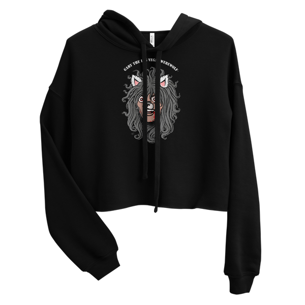 GARY THE WEREWOLF - Orig. Gary Face Logo - Crop Hoodie