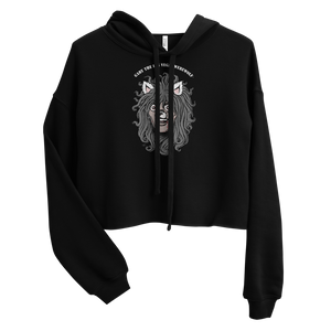 GARY THE WEREWOLF - Faded Gary Face Logo - Crop Hoodie