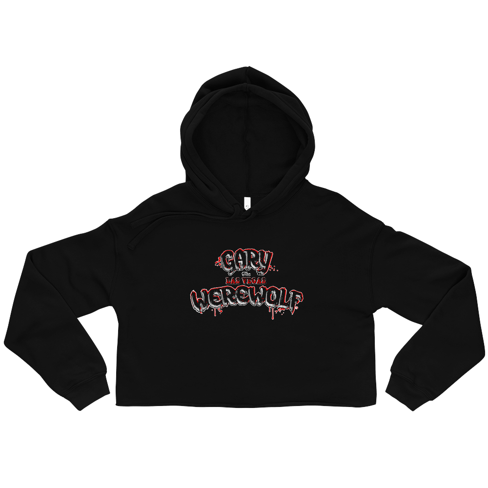 GARY THE WEREWOLF - Moonless Logo - Crop Hoodie