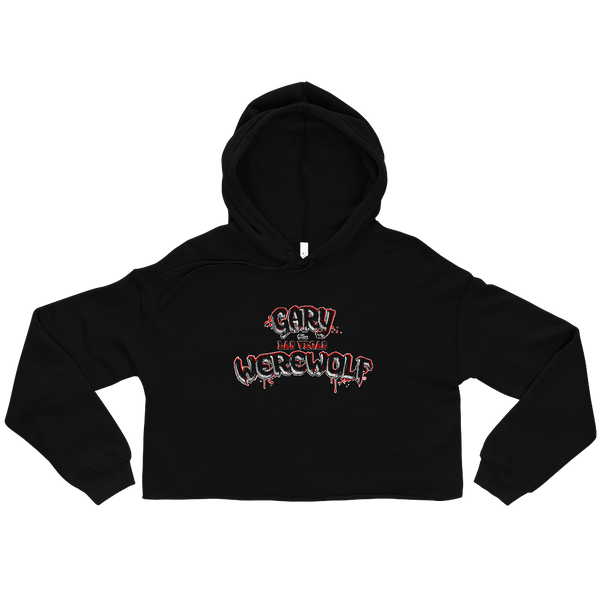 GARY THE WEREWOLF - Moonless Logo - Crop Hoodie