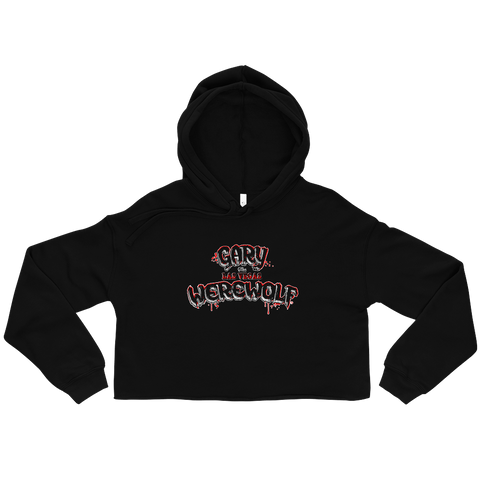 GARY THE WEREWOLF - Moonless Logo - Crop Hoodie