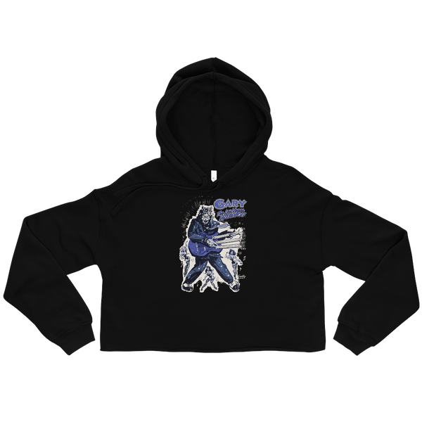 GARY THE WEREWOLF - Blue Rockin' Gary - Crop Hoodie