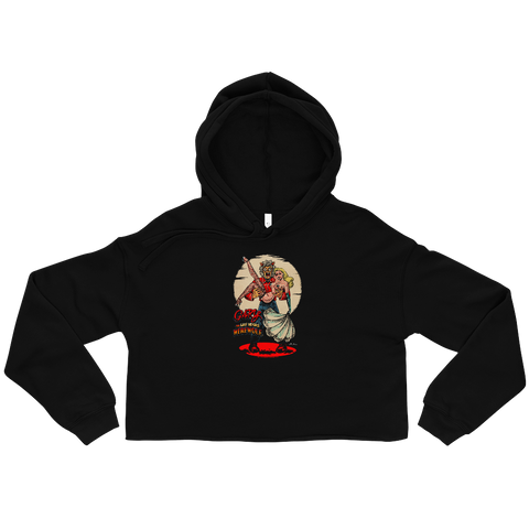 GARY THE WEREWOLF - Blonde Showgirl - Crop Hoodie