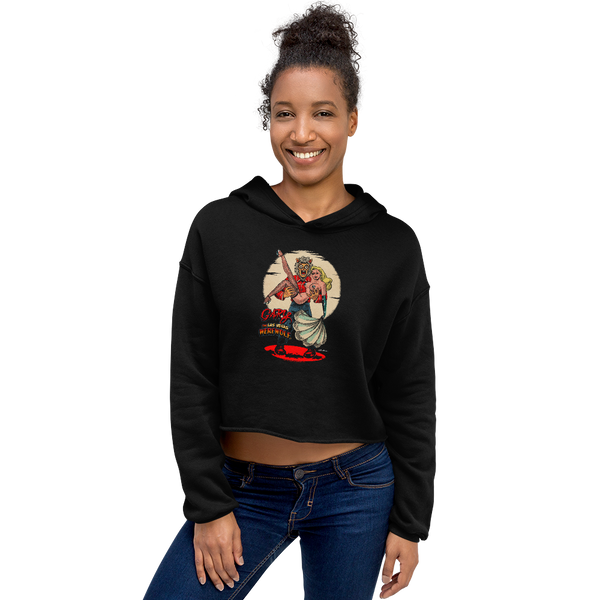 GARY THE WEREWOLF - Blonde Showgirl - Crop Hoodie