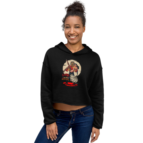 GARY THE WEREWOLF - Marie Devilreux Showgirl - Crop Hoodie