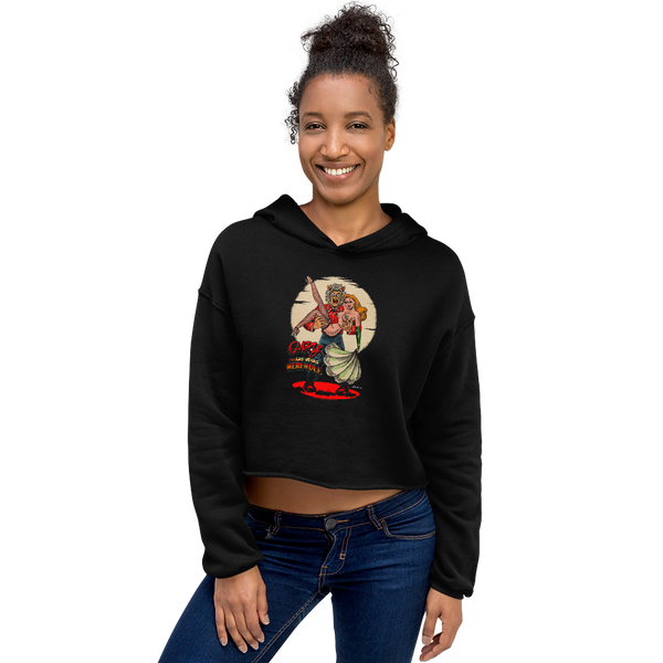 GARY THE WEREWOLF - Redhead Showgirl - Crop Hoodie