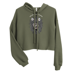 GARY THE WEREWOLF - Faded Gary Face Logo - Crop Hoodie