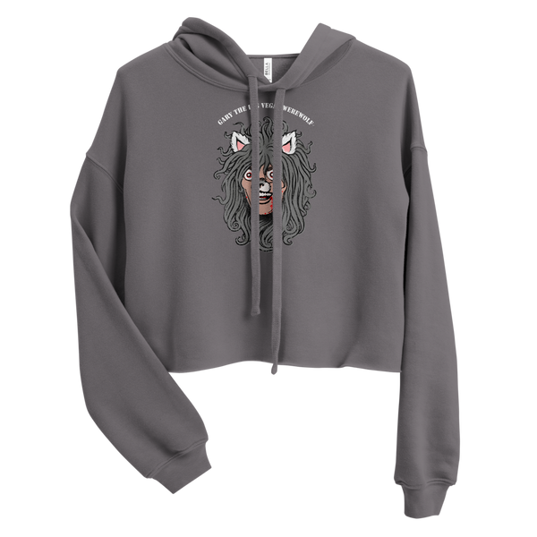 GARY THE WEREWOLF - Orig. Gary Face Logo - Crop Hoodie