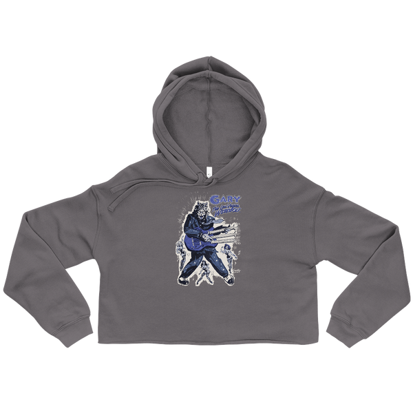 GARY THE WEREWOLF - Blue Rockin' Gary - Crop Hoodie