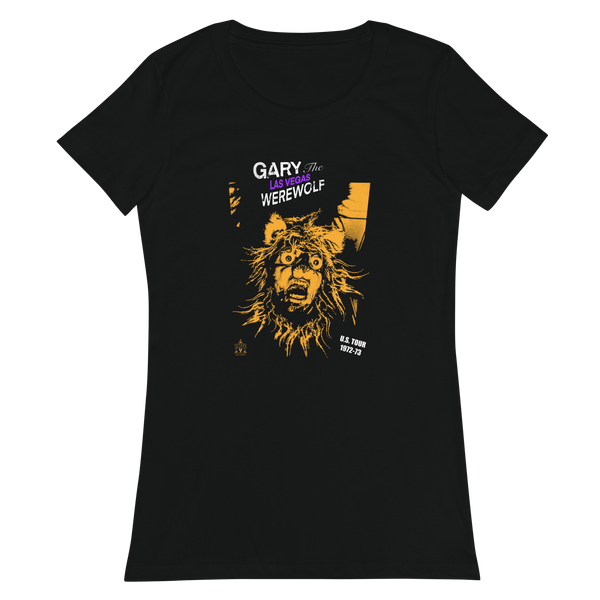 GARY THE WEREWOLF - 1972-73 Concert Tour Babydoll T-shirt w/ Purple